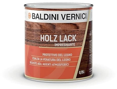 Baldini Vernici Impregnante per legno a solvente colore palissandro da ml.750