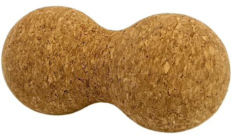 ATC Handels GmbH Outils de massage en liège naturel pour fascias – Découvrez le monde polyvalent du massage des fascias et améliorez votre mobilité et votre régénération (Duoball 6,5 x 13,5 cm)