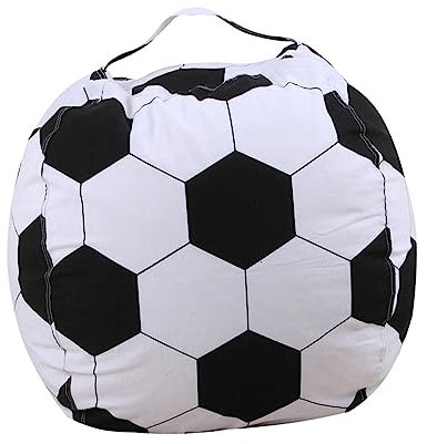 Veemoon Fußballtasche Aus Robustem Polyestergewebe Maschinenwaschbar Und Farbecht Als Sitzgelegenheit Zum Lesen Fernsehen Spielen Und Liegen Verwendbar Mit Reißverschluss Für Einfache Befü