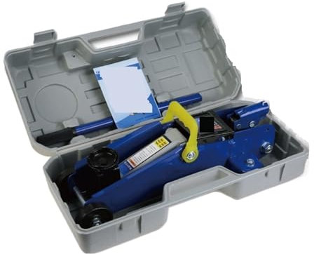 Manueller Wagenheber Horizontaler hydraulischer Wagenheber, SUV-Reifenwechselwerkzeug, Auto-Öldruck, 1,5 Tonnen, Auto-Werkzeug für Auto-LKW(1.5T plastic box)