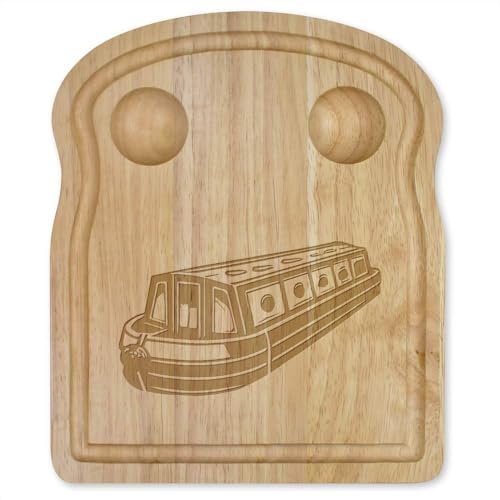 Azeeda 'Canal Boat' Wooden Breakfast Board (WB00078635)