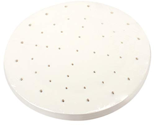 100x Non-Stick Round Bamboo Steamer Paper Liner Dumpling Baking Mat 9.5inch