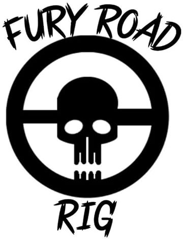 JIFENLI Autoaufkleber 11,3 cm * 14,7 cm Autofenster Mad Max Fury Road Vinyl Aufkleber Aufkleber Aufkleber Auto Stylings Schwarz Splitter