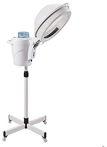 Vaporizador profesional para el cabello, vaporizador de belleza para el cabello en el hogar, procesador de color para el tratamiento del cabello, herramienta de spa de peluquería con base de piso