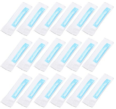 Healeved 40paquetes Sal De Lavado Nasal Para Irrigación Nasal Adultos y Niño Niña Mezcla Salina Segura y Fácil De Disolver Diaria