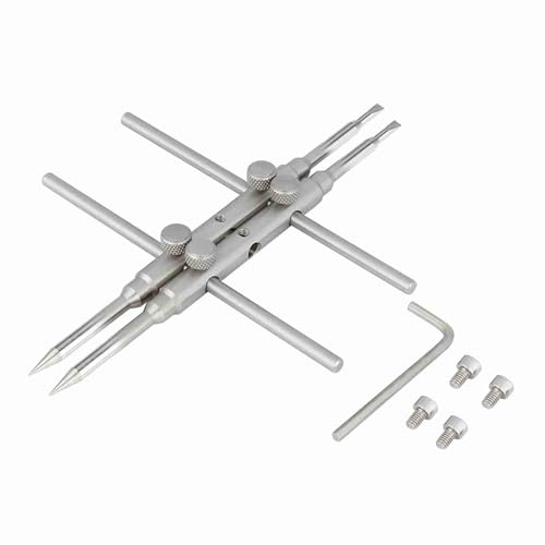 Llave Inglesa para Lentes de cámara DSLR Profesional, Herramienta de reparación de cámaras con Tornillo Hexagonal y Llave, Llave de Acero Inoxidable para Mantenimiento de Lentes