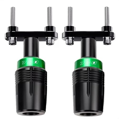 Motorrad Sturzpads Rahmen Schieber Für Kawasaki Z750 Z 750 2004-2012 Motorrad Zubehör Rahmen Crash Slider Fallen Schutz(Green)