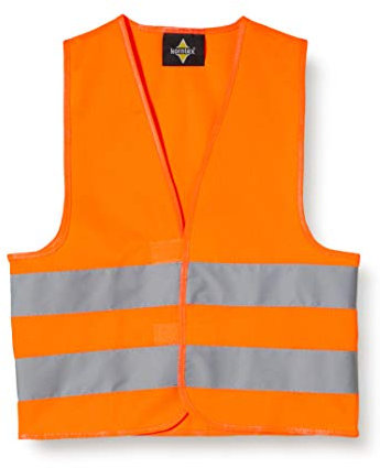 Korntex Gilet de sécurité Standard pour Enfant, Orange, Taille XS