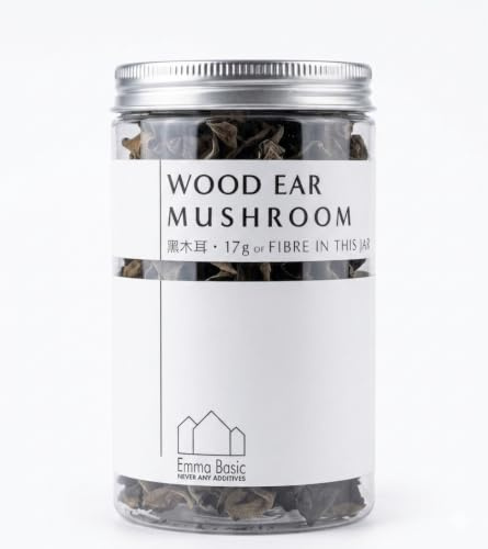 Emma Basic Dried Black Fungus Mushroom 80g | Dry Black Fungus Mushroom Whole