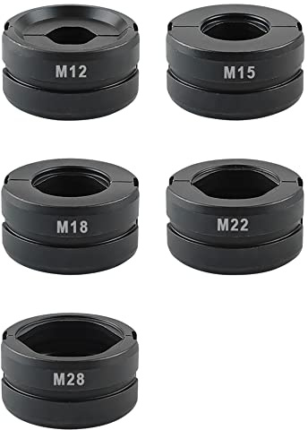 AMZCNC Pressbacke M12-M28 M-Kontur für Kupferrohr Presszangen | Für Installateure und Handwerker: M-Kontur Pressbacken M12/M15/M18/M22/M28 für Kupfer-, Edelstahl- und C-Stahlrohre