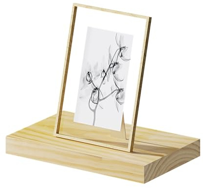 eSituro Wandregal Holz, Regal Wand, Hängeregal, Schweberegal, Regalbrett 30x19x3,5 cm, Wand Regal, für Küche Wohnzimmer Schlafzimmer, Wandboard mit unsichtbarer Halterung, Holzoptik | Wand Regal, für Küche Wohnzimmer Schlafzimmer,Wandboard mit unsichtbarer Halterung,Holzoptik