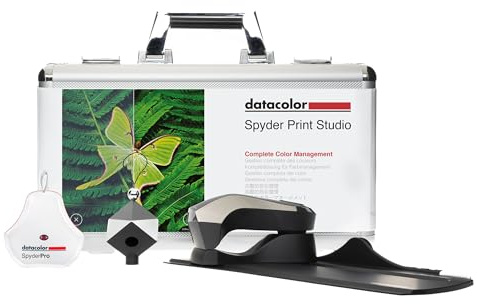 Datacolor Spyder Print Studio Kit – SpyderPro Monitorkalibrierungs-Werkzeug, Spyder Print und Spyder Cube – Farbmanagement-Toolkit für Fotografen