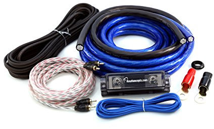 KnuKonceptz Bassik Complet d'installation amplificateur Amp kit de câblage avec RCA