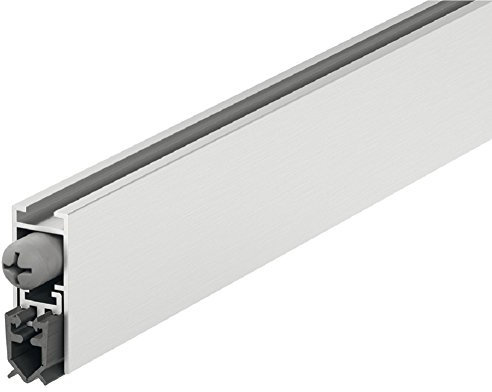 Gedotec Plinthe Joint de Porte - Isolation Automatique STAR-SEAL pour Salle de Contrôle, Salle de Bain, chambre - Isolation Phonique, Acoustique, Étanchéité, Thermique - Longueur 730 mm - 1 Set