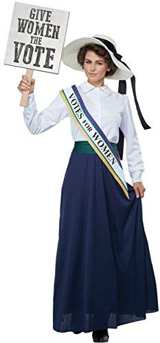 California Costumes Amerikanisches Suffragette-Kostüm für Damen, Blau, XL