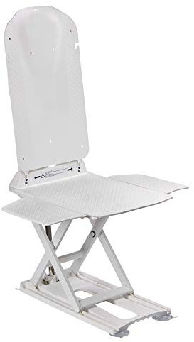 KANJO Power Reclining Bathlift – 4 Cell Fast Charge, 140kg, Lightweight Bath Lift Chair for Elderly, Disabled – 4 Year Warranty