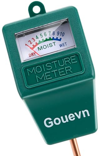 Gouevn Soil Moisture Meter, Plant Moisture Meter Indoor & Outdoor, Hygrometer Moisture Sensor Soil Test Kit Plant Water Meter for Garden, Farm, Lawn (No Battery Needed)