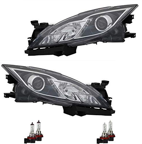 EISENFELS Bundle Set 70774231 Scheinwerfer rechts & links + Leuchtmittel H11 Classic + H9 Classic kompatibel mit 6 Kombi GH