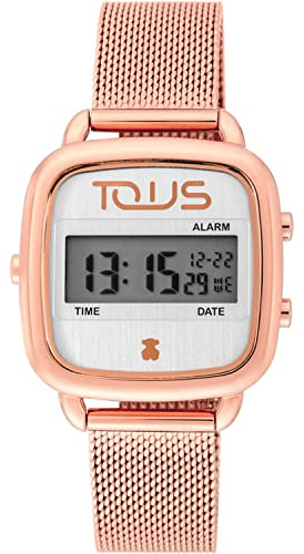 TOUS d-Logo Reloj para Mujer Digital de Cuarzo con Brazalete de Acero Inoxidable 200350560