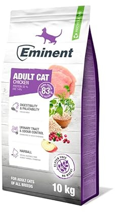 EMINENT Eminent Adult Cat – Chicken | High Premium kattmat, glutenfri | torrfoder för vuxna katter 10 kg