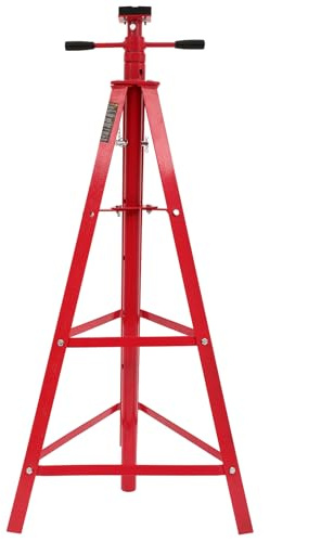 Under Hoist Tripod Stand 4000 LBS /2 Ton Capacity Lift Stand for Garages, Repair Shops, and DIY, Lift Range 47 to 82.7, Heavy Duty Steel, Red