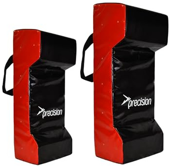 Precision Training Bouclier de Frappe à Double cale de précision Coup Unisexe, Noir/Rouge, Junior/81cm