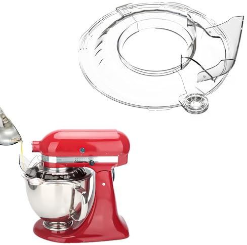 Pouring Shield for KitchenAid Tilt Head 4.5-5QT Stainless Steel (Only),Safety Pouring Shield,Splatter Guard for kitchenaid mixer bowl,Kitchen Aid Stand Mixers,kitchen aid Accessories and Attachments