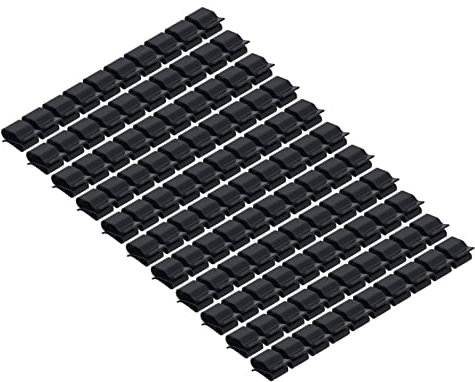60 Stück Solarpanel-Kabelklemmen, Einfache Installation mit Kunststoff-Drahtklemmen für den Außenbereich, Hält Kabel 6–6,5 Mm für PV-Module, Kajaks