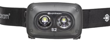 Suprabeam S2 LED Stirnlampe mit 300 Lumen, Wasser & Staubdicht, LED Stirnlampe mit Duale Optik