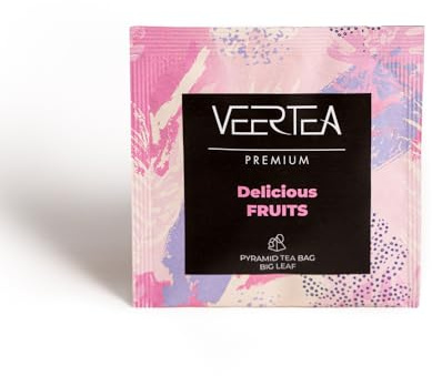 Veertea Tee - Früchtetee - Teebox - Tee Geschenkset - Tea Set - 40 Stück x 4g in Pyramidenbeutel Einzeln Verpackt - Sorgfältig Ausgewählt - Geschmack und das Aroma bewahrt