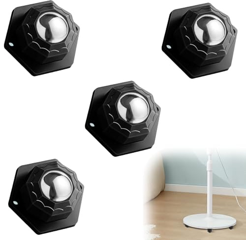 4 Stück Rollen Für Möbel,Kugelrollen Schwerlast,Kugelrollen Für Möbel | Möbelrollen Flach,Selbstklebendes Rollenrad,teppichrollen,Möbelrollen Klein Für Möbel Küchenutensilien Aufbewahrungsboxen