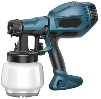 Pistola per Verniciare, Pistola a spruzzo elettrica for uso domestico, strumento di spruzzatura HVLP portatile for vernici a base di lattice e olio