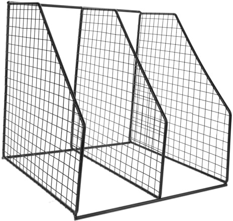 Baluue Organizador de Ollas y Sartenes para Cocina Estante de Esquina Resistente y Espacioso para Almacenamiento bajo Fregadero Estructura de Malla Negra de Ahorro de Espacio y