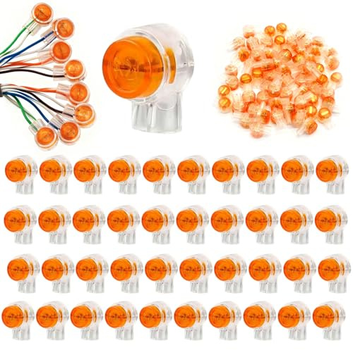 300 Stück UY2 Telefonkabel Verbinder Kabel Klemmen Verbinder K2 Schwachstromverbinder Netzwerkkabel Telefonkabel Verbindungsstecker Kabel Verbinder Wasserdicht K2 Kabel Verbinder für Kabeldatenleitung