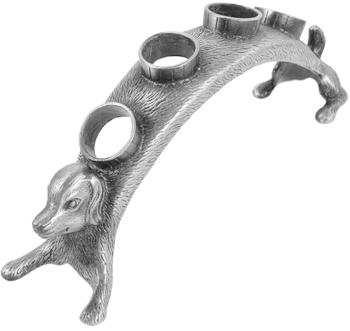 KAILIKETIY Tisch Weinstopperhalter aus Metall in Hundeform Weinkorken Aufbewahrung und Flaschenverschluss Präsentationsständer für Küche Bar und Restaurant