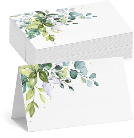 JOVYTH Marcasitios Boda y Comunión, 50 Tarjetas de Mesa Plegables, Diseño Ágil, Método Rápido para Organizar Asientos y Elevar el Ambiente de Tu Celebración