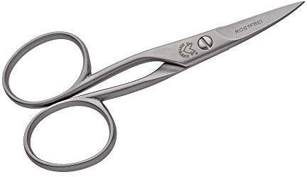 OTTO HERDER DOPPELKOPF LINKSHÄNDER NAGELSCHERE - Nagelschere für Linkshänder 9cm gebogene Schneide - Extra scharfe schneide für Fingernägel und Fussnägel