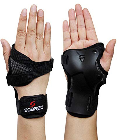 Handgelenkschutz Schutzausrüstung Handgelenkbandage Impact Sport Handgelenkstütze für Skaten Skateboard Snowboard Skifahren Motocross (L)