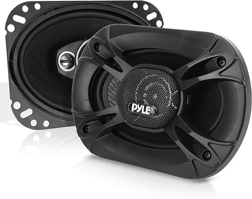 Pyle Casse Auto Stereo 3 Vie 15x20 cm 400 Watt, Altoparlanti Triaxiali Universali, Montaggio Rapido per Porte/Pannelli Laterali, Ricambio OEM, Compatibili, Coppia