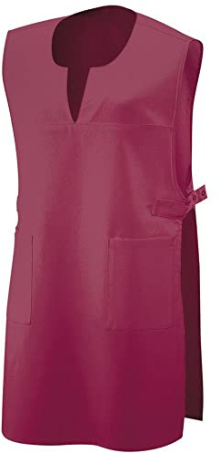 EXNER Überwurf-Kittel, Überwurf-Schürze, Chasuble ohne Arm, mit V-Auschnitt, Farbe bordeaux, Größe II