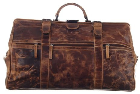 Greenland Nature Montana Weekender Reisetasche RFID Leder 51 cm