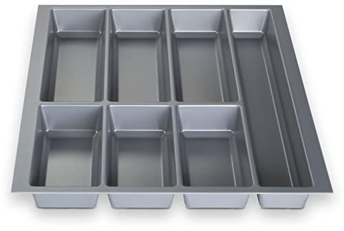 SOTOOLS KÖNIG Besteckkasten IV, Silbergrau, 50er Korpus, Breite: 426 mm | Besteckkasten für 50er Korpus.