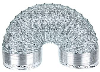 Tubo Climatizzatore Tubo di scarico for cappa da cucina di grosso calibro da 8 pollici Foglio di alluminio for uso domestico Cucina telescopica Tubo di ventilazione fisso ispessito Tubo Flessibile (C