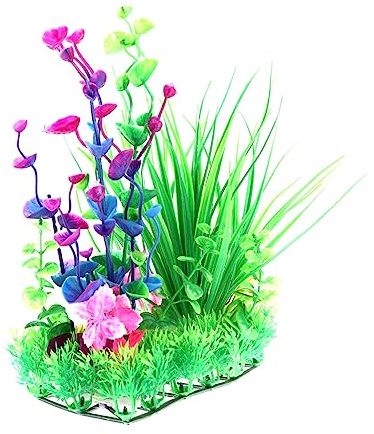 Plantes Artificielles Réalistes pour Aquarium Fausse Herbe De Mer Décorations pour Aquarium Nettoyage Facile Fraîches Et Adaptées