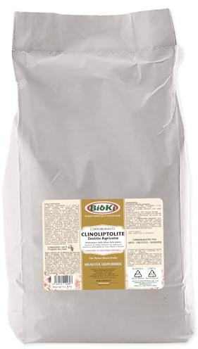 Zeolite Cubana per Agricoltura, Alto Contenuto di Clinoptilolite eXtra Fine, Potenziatore delle Difese di Piante da Orto, Frutteto e Giardino contro Malattie Fungine e Insetti, Busta da 8 kg