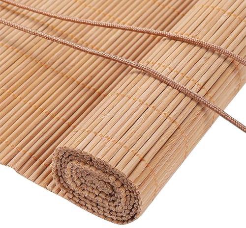 Tende in Bambu da Esterno Naturale in Legno di bambù Home Balcone Tende a rullo Personalizzate Fresche Privacy Arredamento Casa per Gazebo Patio Tapparella Avvolgibile Tenda Finestra