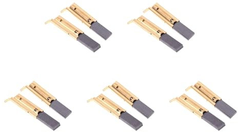 Nozldots 5X Wasch Maschine Motor Kohle BüRste, Wasch Maschine Motor Kohle Inserts BüRsten L94MF7 für