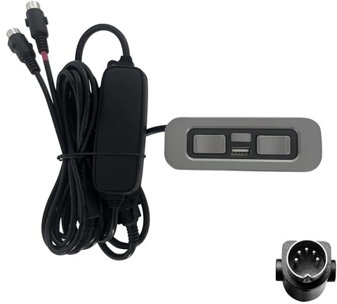 5 Button Switch Model JLDK.15.08.26 Controller Hand Control with USB and Home Button for Electric Sofa Power Recliner Lift Chair Parts Replacement