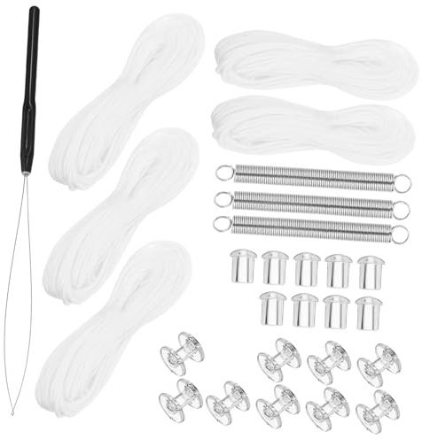 PRETYZOOM Blind Accessories Kit Rv Window Shade Restringing Tool White Blind Parts for Replacement