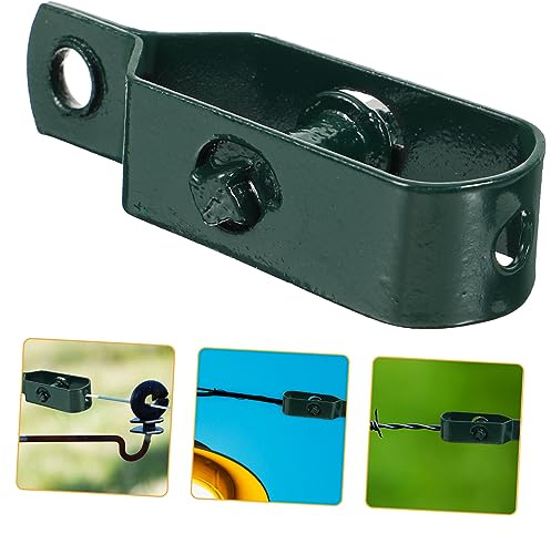 Kisangel Tendeur pour Câble Métallique en Acier Peint 100×1,5 Mm 2 Pièces pour Serrage et Jardin, Outil de Tension Robuste pour Fil de Serrage, Usage Extérieur Agricole et Horticole